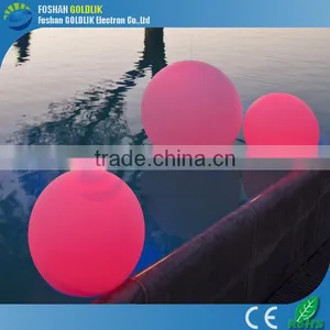 Large Sizes Plastic Colorful Floating LED Light Ball thumbnail-1