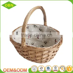 Hanging Food Storage Baskets Fruit Wicker Basket Storage thumbnail-1