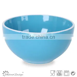 Factory Direct Wholesale Gloss Glaze Ceramics Cereal Bowl With Dot thumbnail-3