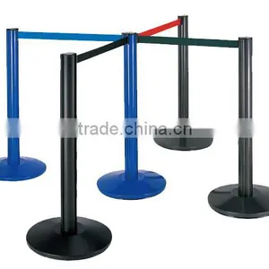 LG-K Retractable Aluminum Queue Barrier Fence Controller thumbnail-1