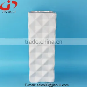 2016 NEW Design Home Decoration White Ceramic Tall Vase, Flower Vase thumbnail-1