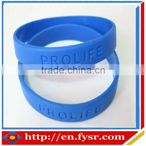 Debossed Silicone Wristband (customized Logo Design) thumbnail-1