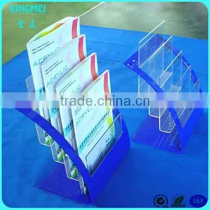 KM-GP01 Clear Table Stand Acrylic Menu Display,magazine Holder,book Rack thumbnail-6