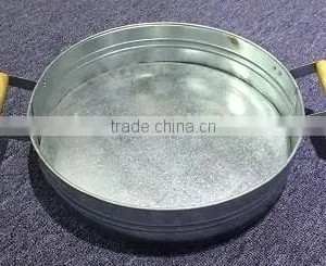 Tray With Wooden Handle, MSO-175 thumbnail-1