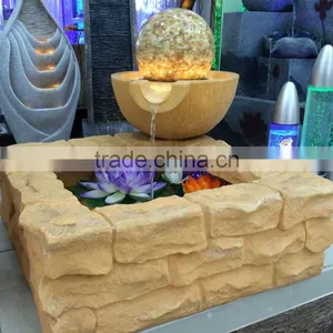 Indoor Decorative Fountains / Indoor Fountain Sculpture / Fengshui Ball Fountain thumbnail-3