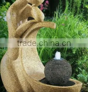 Cradle Shape Carving Water Fountain Statues thumbnail-2