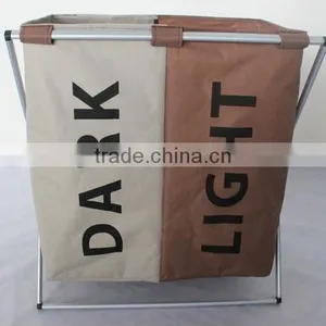 Home and Hotel Usage Double Laundry Sorter /2 Fashionable Light and Dark Basket for Laundry thumbnail-4