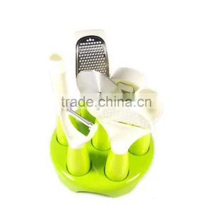 7pcs Stainless Steel Kitchen Gadgets Cooking Tools Utensil Set With Stand thumbnail-1