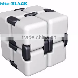 Newest Anti-Stress Magic Fidget Toy Infinity Cube Fidget Desk Toys Infinity Cube Metal thumbnail-1