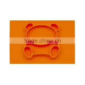 Food Serving Placemats Custom Made Placemats Dining Table Silicone Plate for Baby thumbnail-2