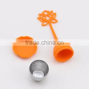 Good Quality Flower Design Silicone Tea Tool thumbnail-5