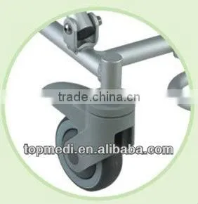 Rehabilitation Therapy Supplies TBB7962L Aluminum Flodable Disable Commode Bath Chair thumbnail-3