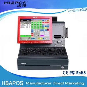 HBA-ML200 Все в одном кассовый аппарат для супермаркета/система POS/терминал POS thumbnail-1