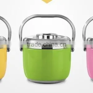 Multifunctional Supplies Blue Sectional Stainless Steel Food Containers For Lunch thumbnail-5