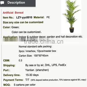 Factory Direct Manufacture Artificial Big Potted Plants for Outdoor Decoration thumbnail-2