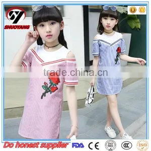 Best Price For 2 to 12 Years Old Lovely Girls Hot Sale Party Wear Dress Top Quality Party Dresses thumbnail-2