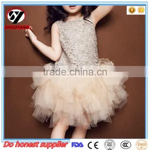 Wholesale 2 3 4 5 6 7 Year Old Girl Dress 2017 Baby Girl Party Dress Children Frocks Designs thumbnail-1