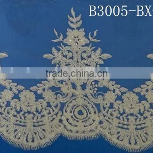 Chinese Factory Directly Selling Embroidery Lace Trim for Bridal With Bottom Price thumbnail-6