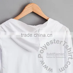 Women Fit Crop Top Hoodie Sublimation Blank. no Minimum Qauntity 3 Color Ready. Real Factory. Sample in Few Days thumbnail-3