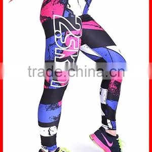 Tights Spandex Pants Gym Wear Fitness Yoga Pants Exercise Wear Sports Compression Pants thumbnail-3