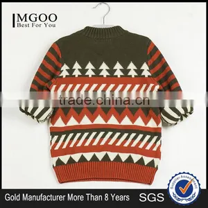 Wholesale Price Stock Children Knitting Sweater Knitwear With Pattern Little Kids Spring Clothings thumbnail-1