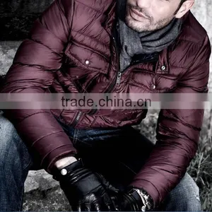 Top Sale Custom Blank Zip up Plain Winter Folding Down Jacket for Men thumbnail-3
