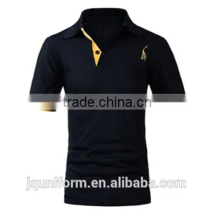 2016 New Mens Slim Fit Stylish POLO Shirt Short Sleeve Casual T-shirts thumbnail-4