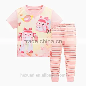 OEM or Stocked Designs Fashion Best Price Wholesale Childrens Cotton Pajamas thumbnail-4