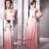 Wide Shoulder Strap Homecoming Dresses,pink Beading Homecoming Dinner Dresses thumbnail-1