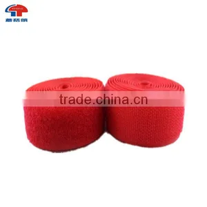 Strong Sticky Nylon Fastener Purple Color Hook and Loop Tape thumbnail-4