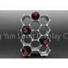 12 Bottle Beer Bottle Holder , Honeycomb Wine Display Stands thumbnail-1