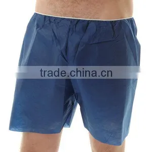 Disposable Non Woven Fabric Black,blue Color Hygenic Men's Shorts thumbnail-1