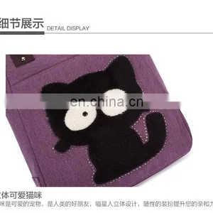 JL Bag17027 2017 Woman Bag Canvas Leisure Cat Bag Modern Lady Bag thumbnail-6