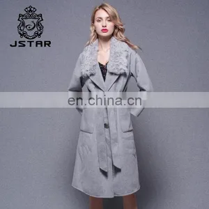 High-end New Winter Long Sleeve Double-sided Cashmere Coat Wool Coat Coat thumbnail-3