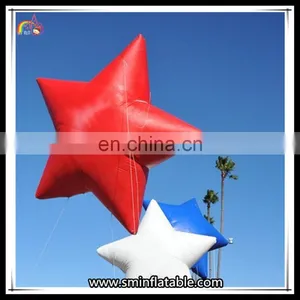 Best Advertising Outdoor Promotional Eastern Star Inflatable Pentagram Star Balloon On Sale thumbnail-2
