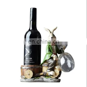 Resin Rabbit Wine Rack for Sale ,resin Wine Rack thumbnail-1