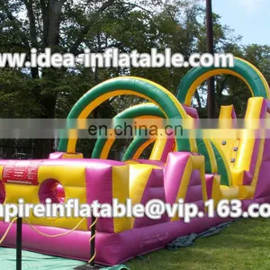 Crazy Game Inflatable Hot Sale Inflatable Obstacle Course ID-OB012 thumbnail-1
