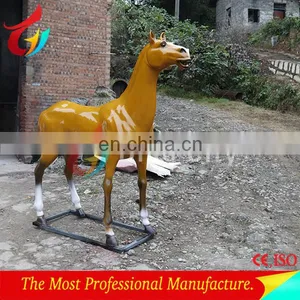 Attractive Lifelike Fiberglass Life Size Horse Sculptures thumbnail-4
