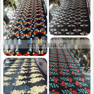 2017 Wholesale Accessories Ptches Embroidery Sequin Iron on Applique Iron on Patches Flower thumbnail-1