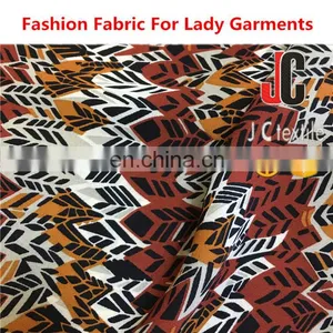 100% Polyester African Printed Fabric Wool Dobby Fabric for Women's Frocks thumbnail-6