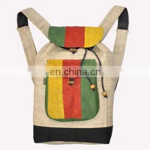 Rasta Hemp Backpack thumbnail-1