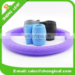 Wholesale Colorful Car Silicone Steering Wheel Cover thumbnail-5