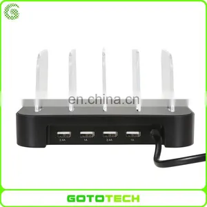 4 USB Charging Station for IPhone IPad High Speed Charger thumbnail-2
