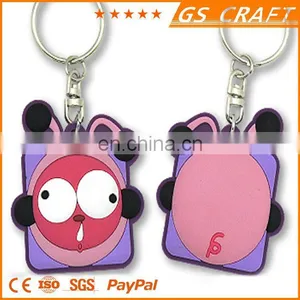 OEM Logo/ China High Quality Hamburger Shaped Fantastic Keyring/keychain thumbnail-6