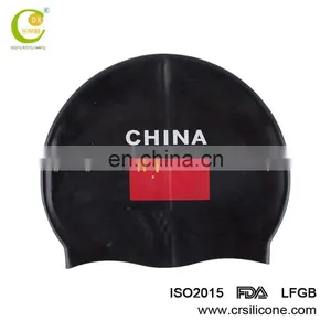 Customized Logo 100% Silicone Swimming Cap With Adult and Kid Size thumbnail-2