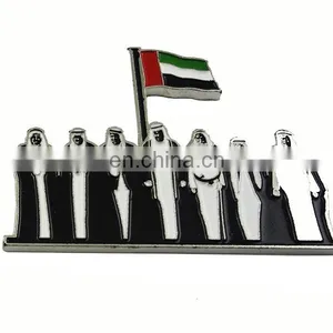 Metal National Day Uae Soft Enamel Badge With Magnet thumbnail-1