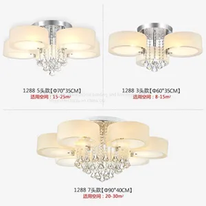 LED High-grade Crystal Ceiling Light thumbnail-1