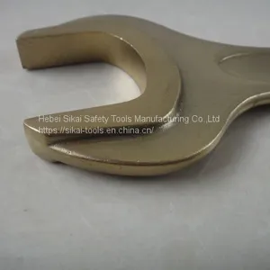 Non Sparking Hand Tools Aluminum Bronze Single Open End Wrench Spanner thumbnail-2