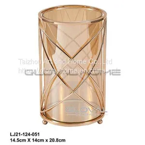 Simple Round Shape Table Metal Candle Holder for Dinner thumbnail-1
