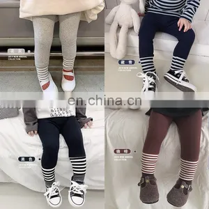 5475 Quickly Delivery Supplier Kids Mid Waist Kids Pants Girls Leggings thumbnail-2